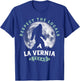 La Vernia Texas Bigfoot Night Walk Retro Moon T-Shirt - T-Shirt | Royal
