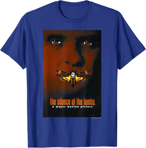The Silence Of The Lambs Moth Poster T-Shirt - T-Shirt | Royal