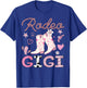 Rodeo Gigi Pink Cowgirl Coquette Boots Birthday Girl T-Shirt - T-Shirt | Royal