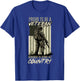 Veteran US Patriotic Proud to be a veteran T-Shirt - T-Shirt | Royal