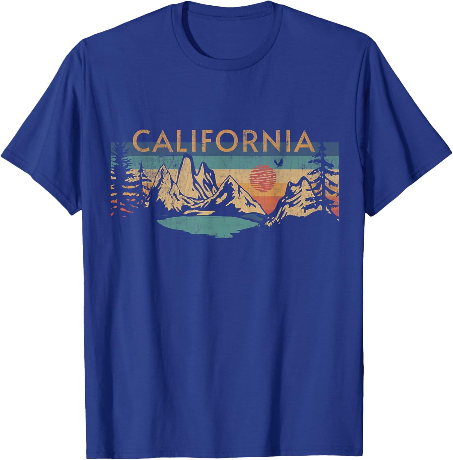 California T-Shirt - T-Shirt | Royal