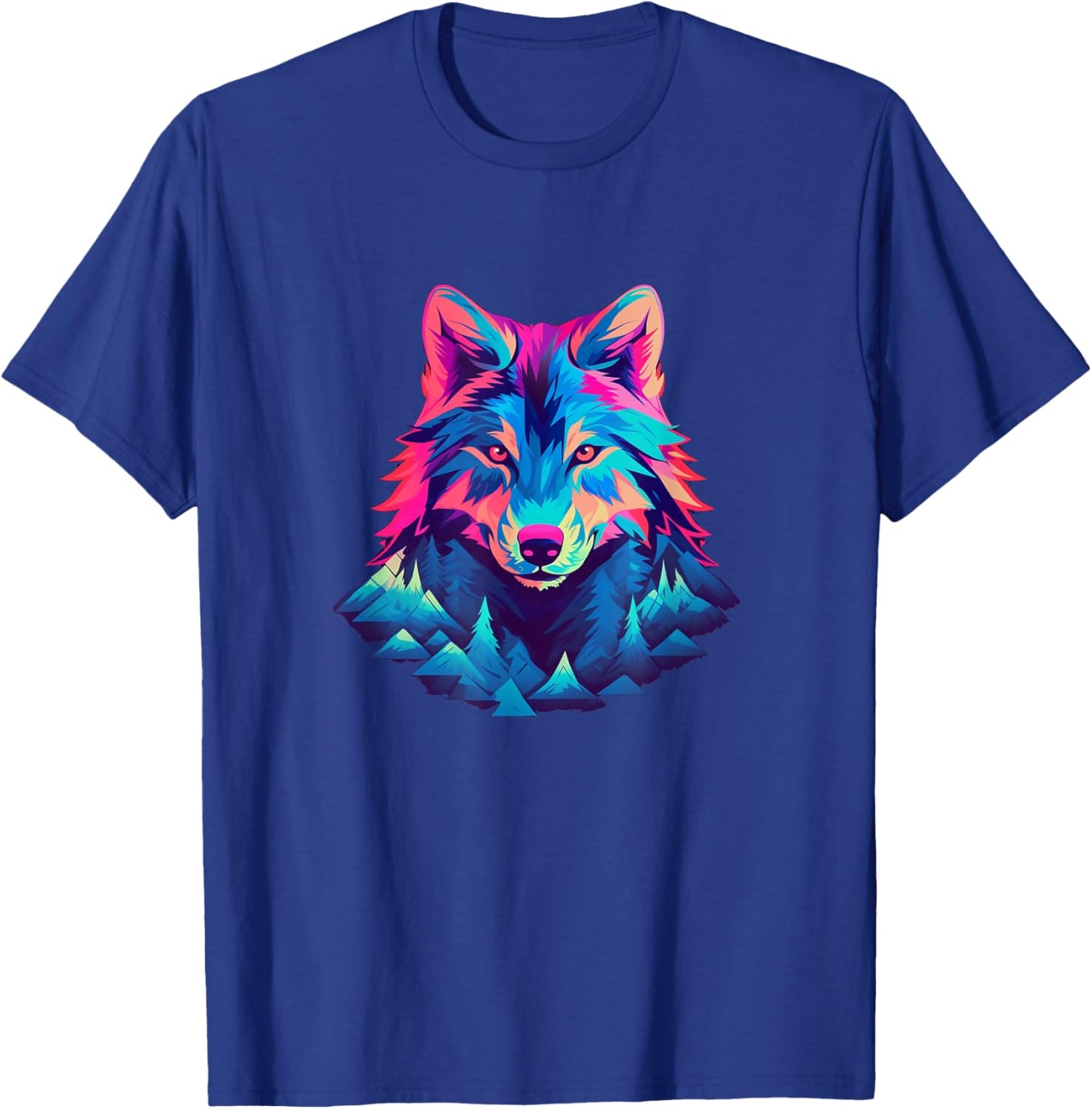 Wolf And Wolves Men Women Kids T-Shirt - T-Shirt | Royal