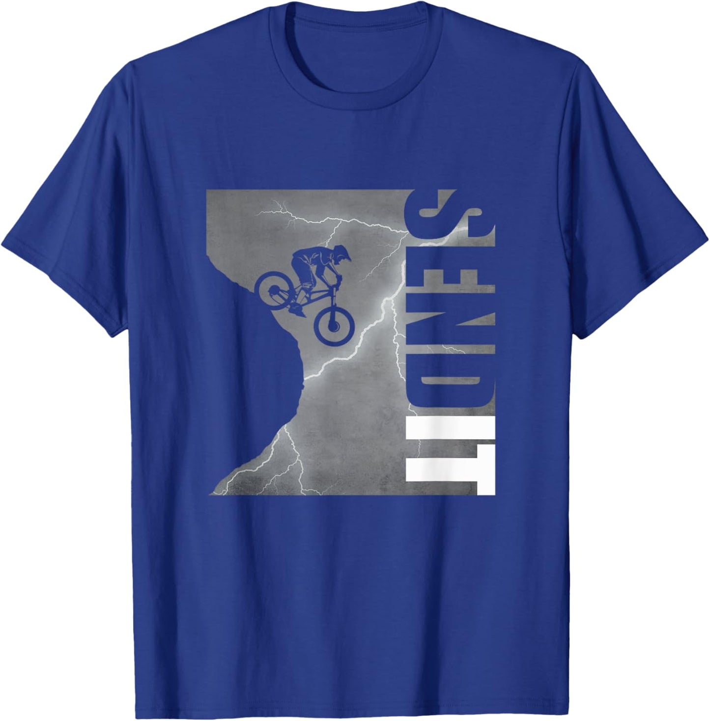 MTB Mountain Bike T-Shirt - T-Shirt | Royal