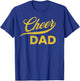 Cheer Dad Yellow Cheerleading T-Shirt - T-Shirt | Royal