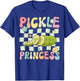 Pickle Princess Groovy Funny Pickle Girl Cucumber T-Shirt - T-Shirt | Royal