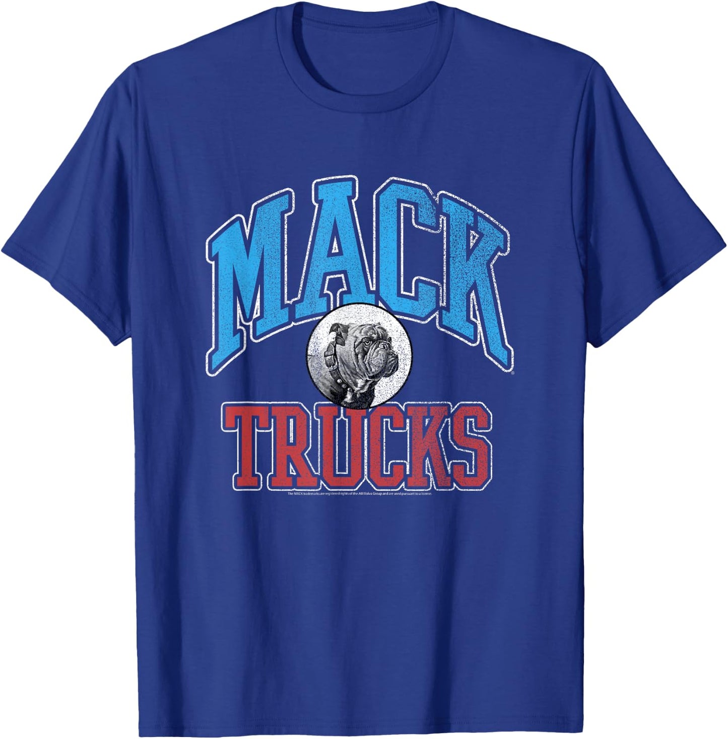 Mack Trucks Athletic Logo T-Shirt - T-Shirt | Royal