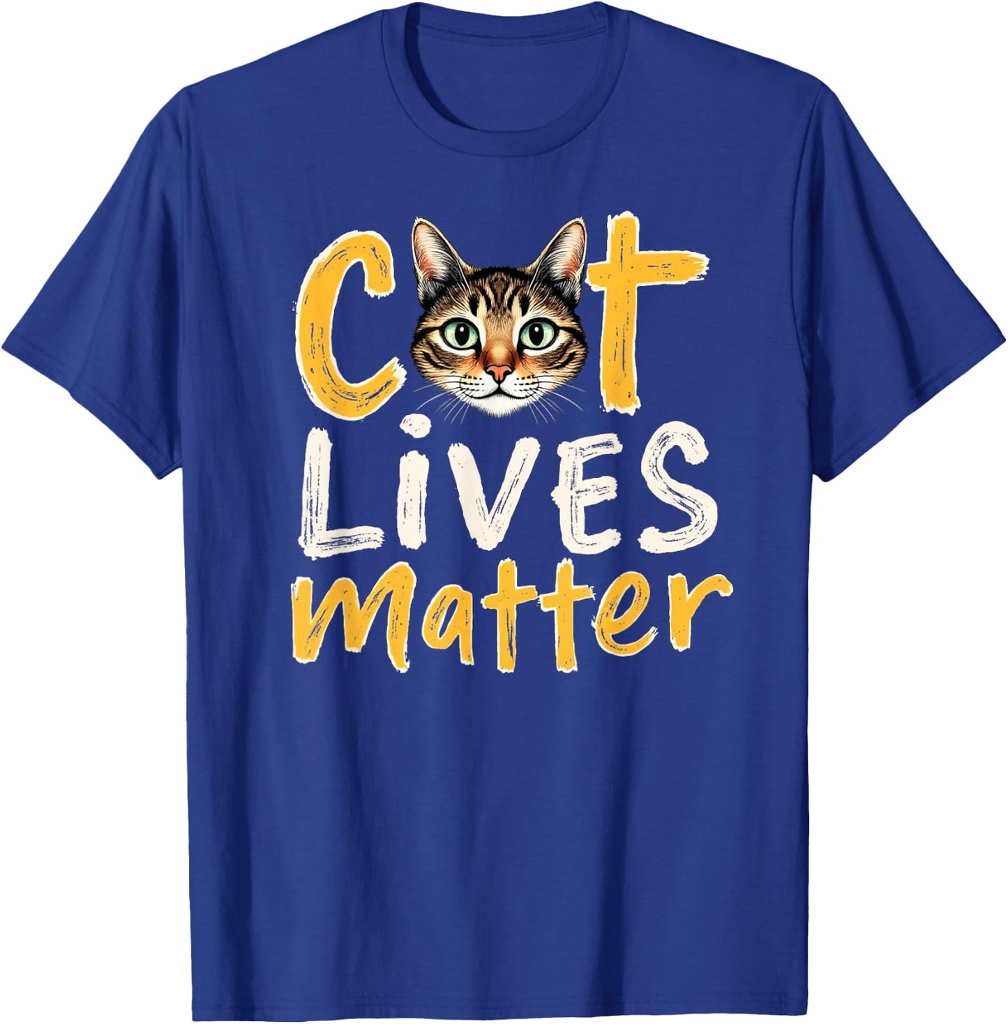 Cat Lives Matter Shirt T-Shirt - T-Shirt | Royal