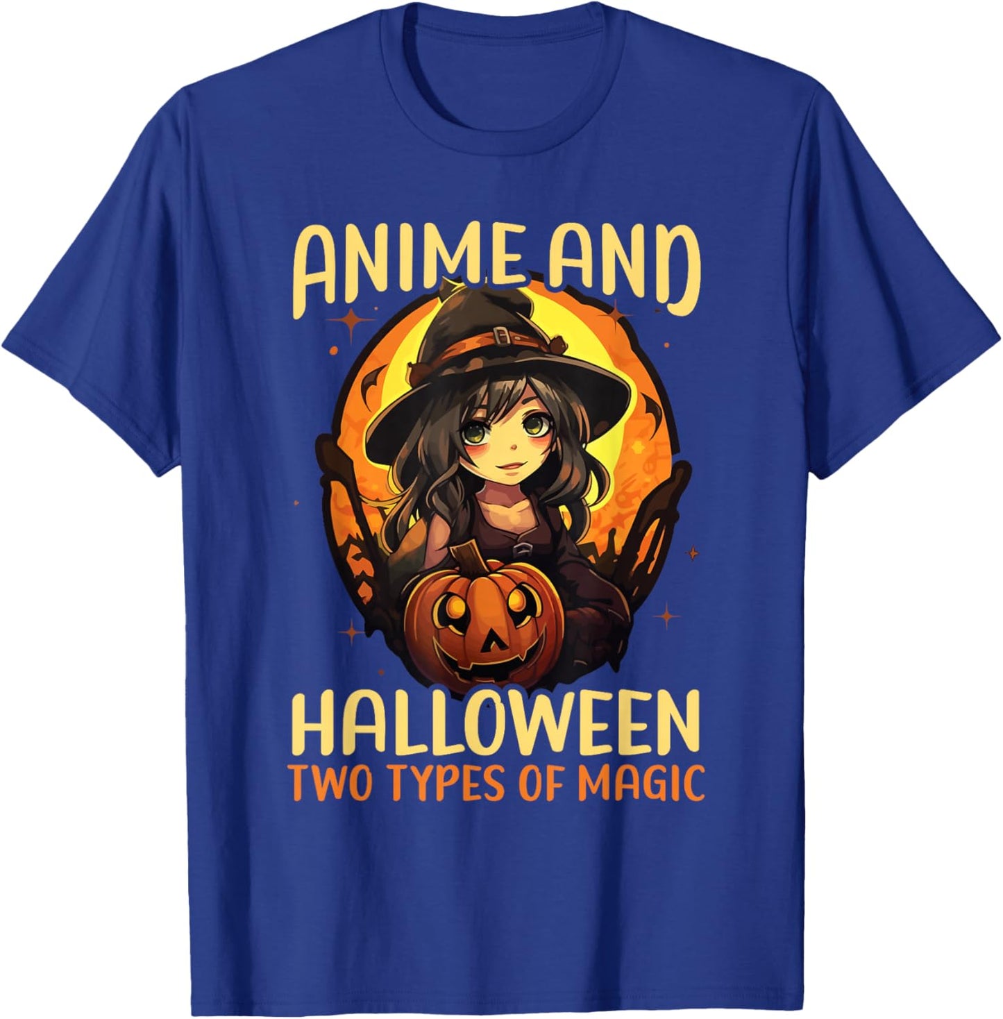 Anime Halloween Kawaii Trick Or Treat Spooky Manga Reader T-Shirt - T-Shirt | Royal