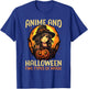 Anime Halloween Kawaii Trick Or Treat Spooky Manga Reader T-Shirt - T-Shirt | Royal