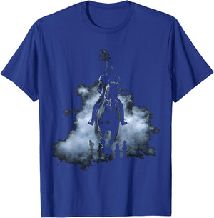 Horse Illustration Men Animal Pattern Lover Portrait Art Horse T-Shirt - T-Shirt | Royal