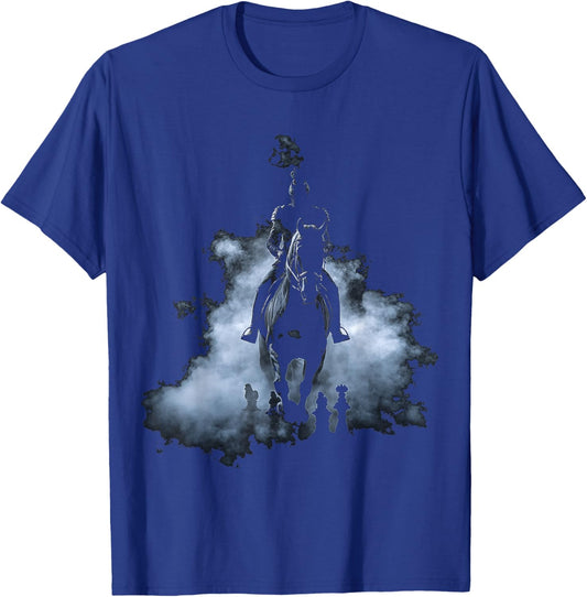 Horse Illustration Men Animal Pattern Lover Portrait Art Horse T-Shirt - T-Shirt | Royal