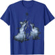 Horse Illustration Men Animal Pattern Lover Portrait Art Horse T-Shirt - T-Shirt | Royal