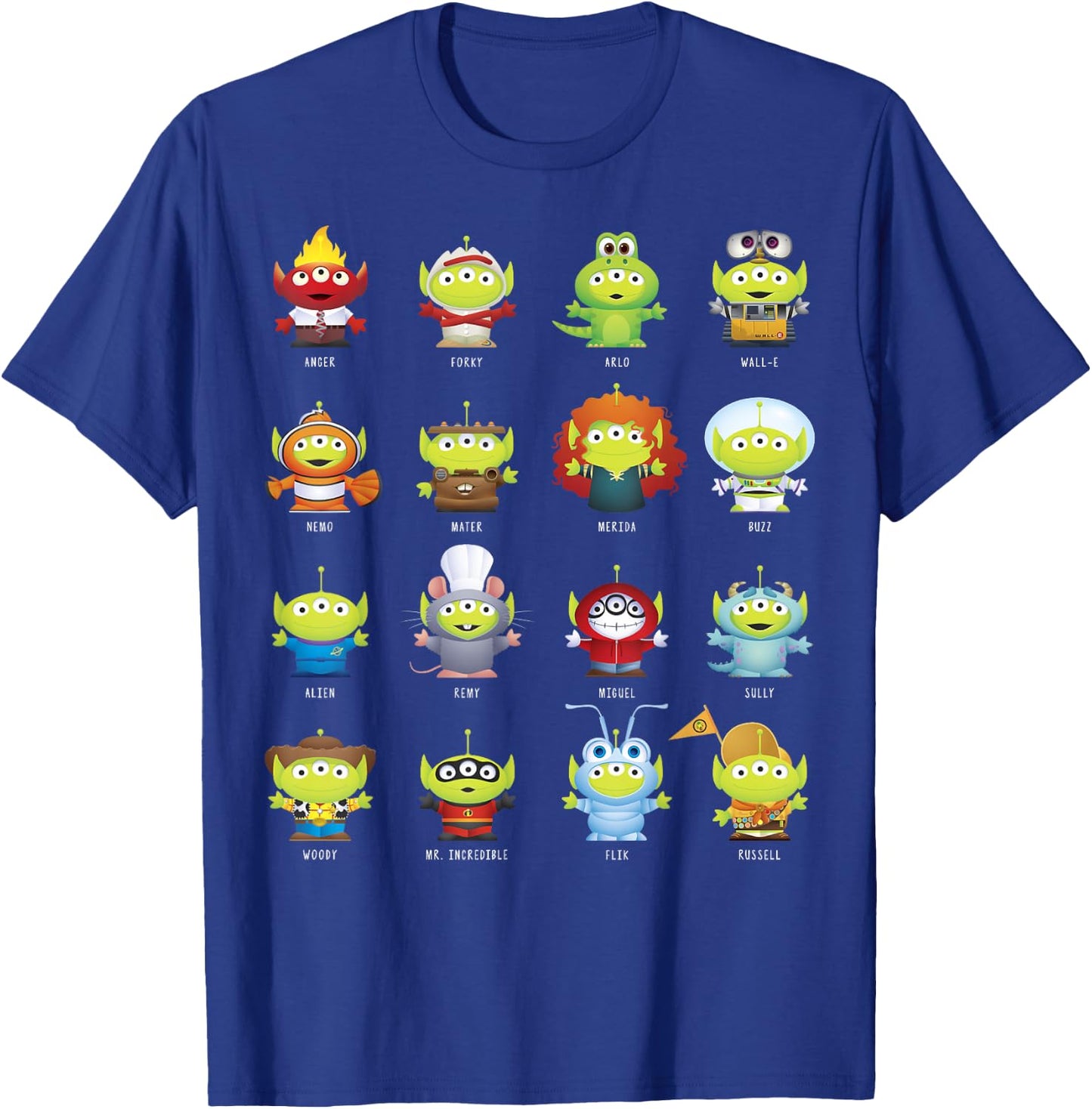 Disney Pixar Aliens Character Costumes T-Shirt - T-Shirt | Royal