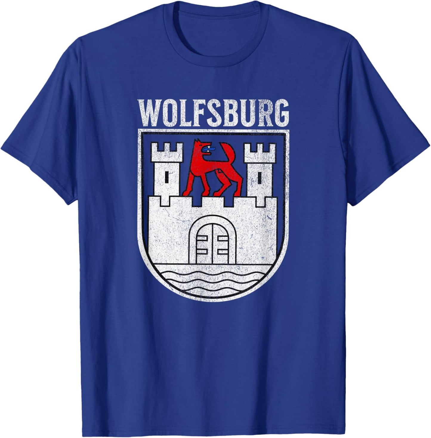 Wolfsburg Germany Deutschland Crest Arms Emblem T-Shirt - T-Shirt | Royal
