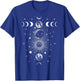 Celestial Moon Phase All Seeing Eye Crystals Stars Vintage T-Shirt - T-Shirt | Royal