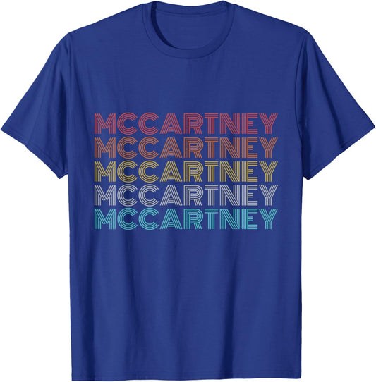 Retro Vintage McCartney T-Shirt - T-Shirt | Royal