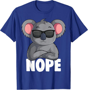 Koala Nope Koala Bear Children Girls Women T-Shirt - T-Shirt | Royal