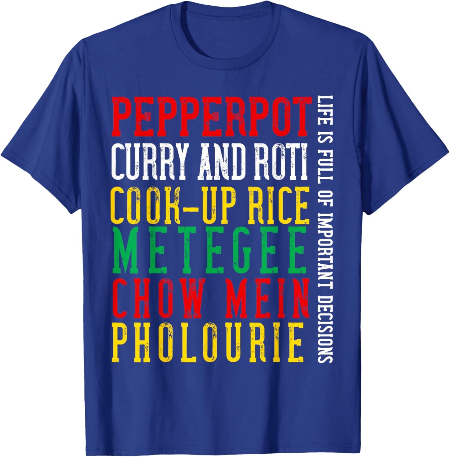 Guyana Food Guyanese Pride Women Heritage Roots Love T-Shirt - T-Shirt | Royal