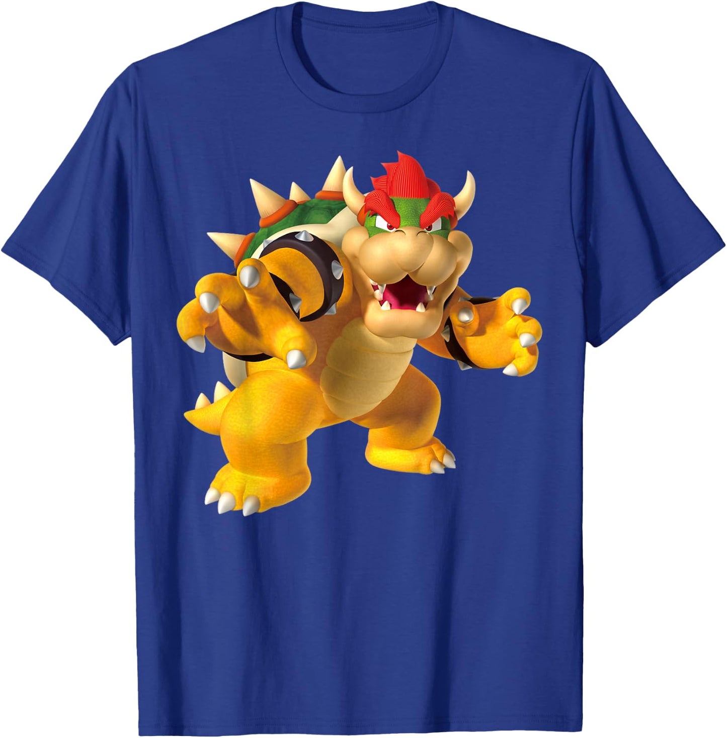 Super Mario Bowser 3D Poster T-Shirt - T-Shirt | Royal