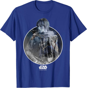 Star Wars Rogue One Jyn Erso X-Wing T-Shirt - T-Shirt | Royal