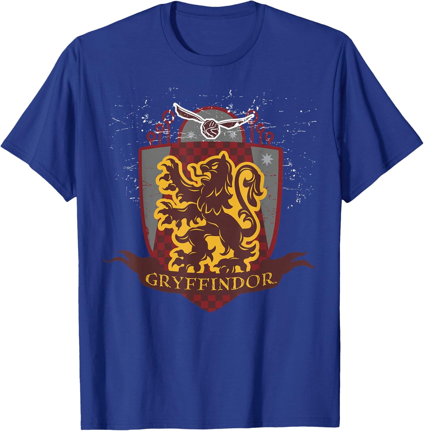 Harry Potter Gryffindor Quidditch Shield T-Shirt - T-Shirt | Royal