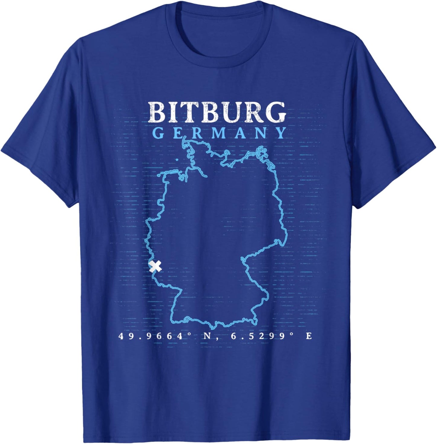 Germany Bitburg T-Shirt - T-Shirt | Royal