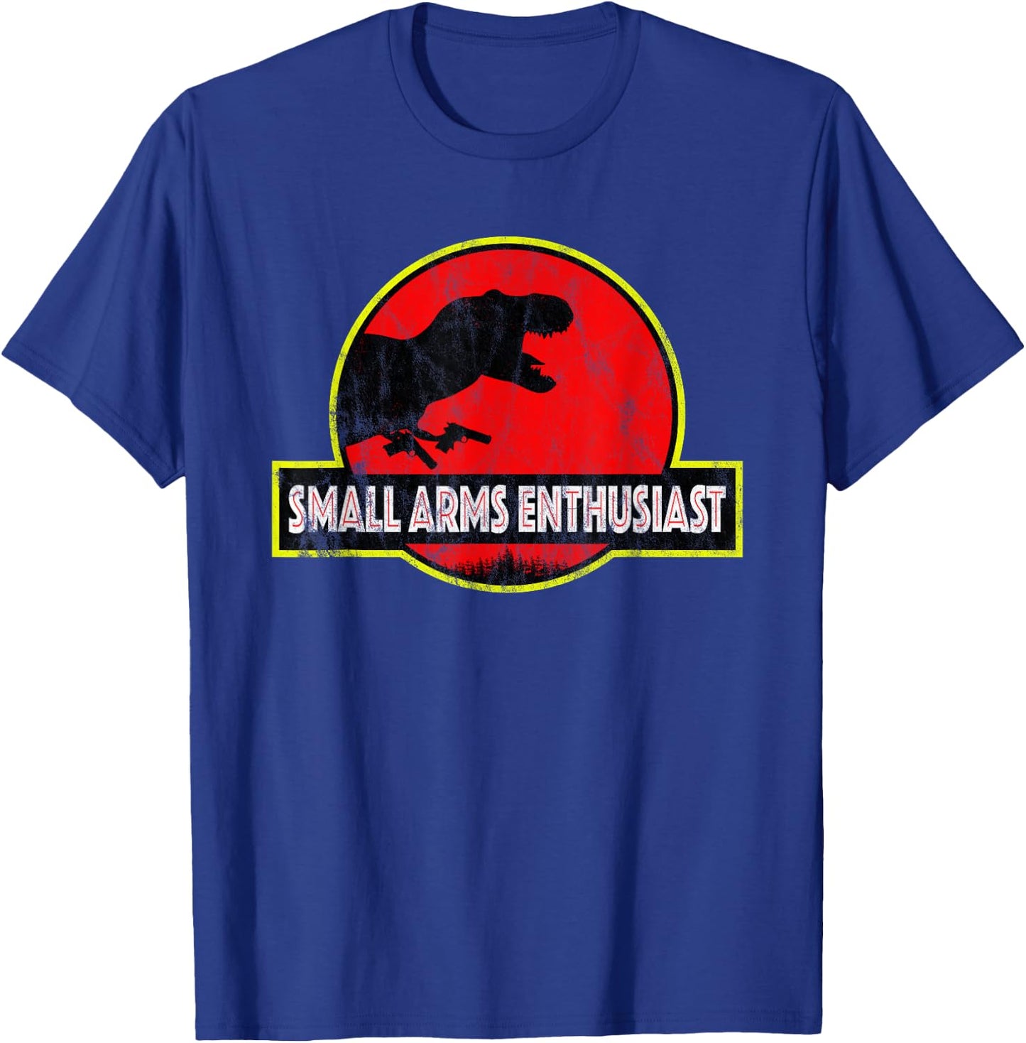 Small Arms Enthusiast T-Rex T-Shirt - T-Shirt | Royal