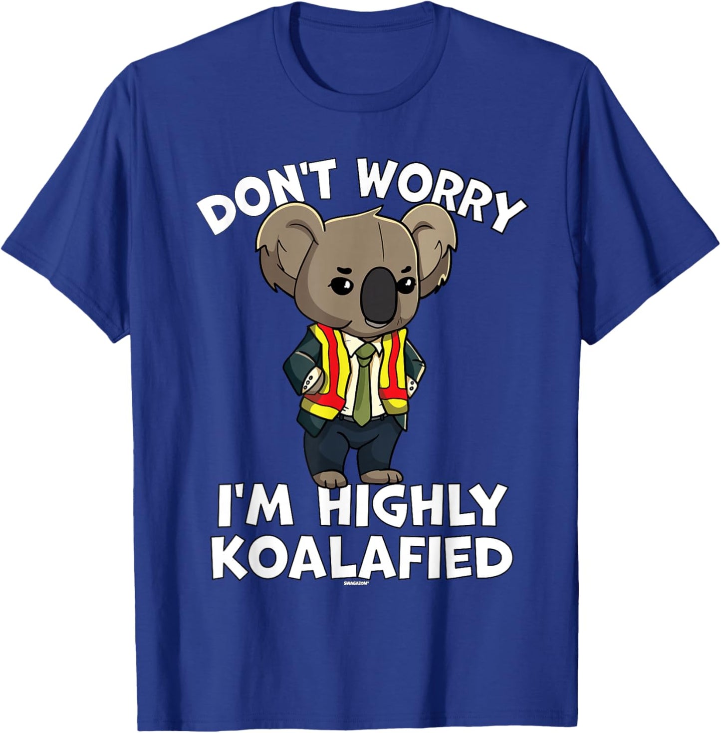 AM Leadership Coworker Swagazon Associate Koala Koalafied T-Shirt - T-Shirt | Royal