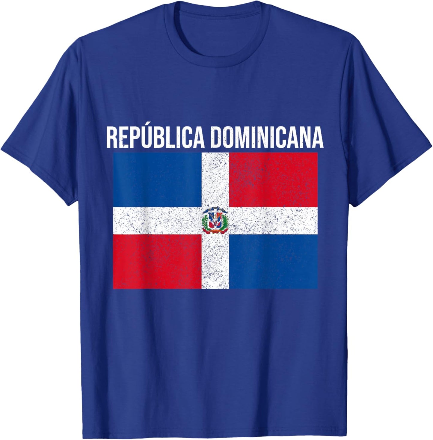 Republica Dominicana Dominican Republic Pride Flag Vintage T-Shirt - T-Shirt | Royal