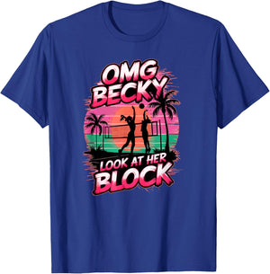 Girls Volleyball Funny Saying for Teens and Adults Players T-Shirt - T-Shirt | Royal
