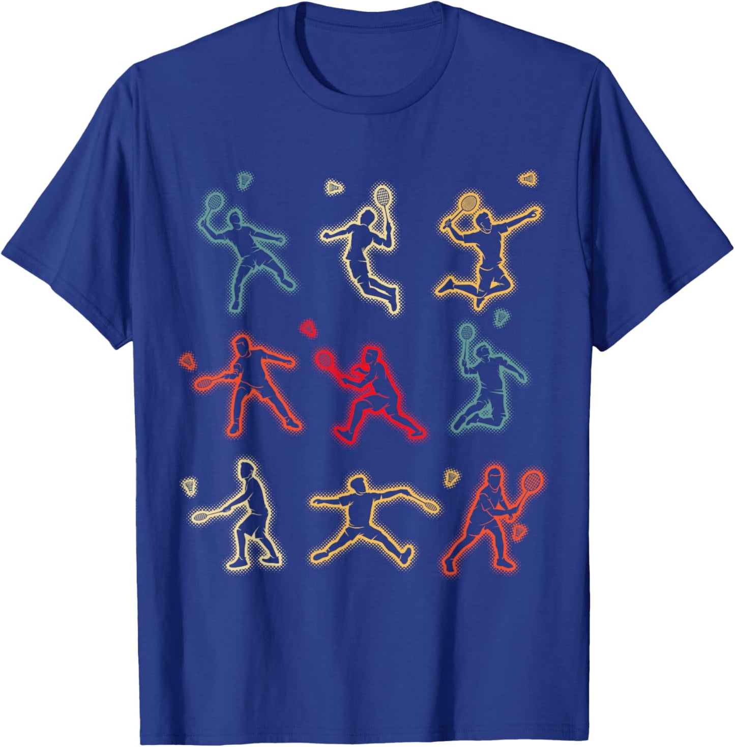 Badminton Shuttlecock Kids Youth Boys T-Shirt - T-Shirt | Royal