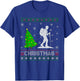 Hiking Xmas Tree Lighting Ugly Christmas Sweater T-Shirt - T-Shirt | Royal