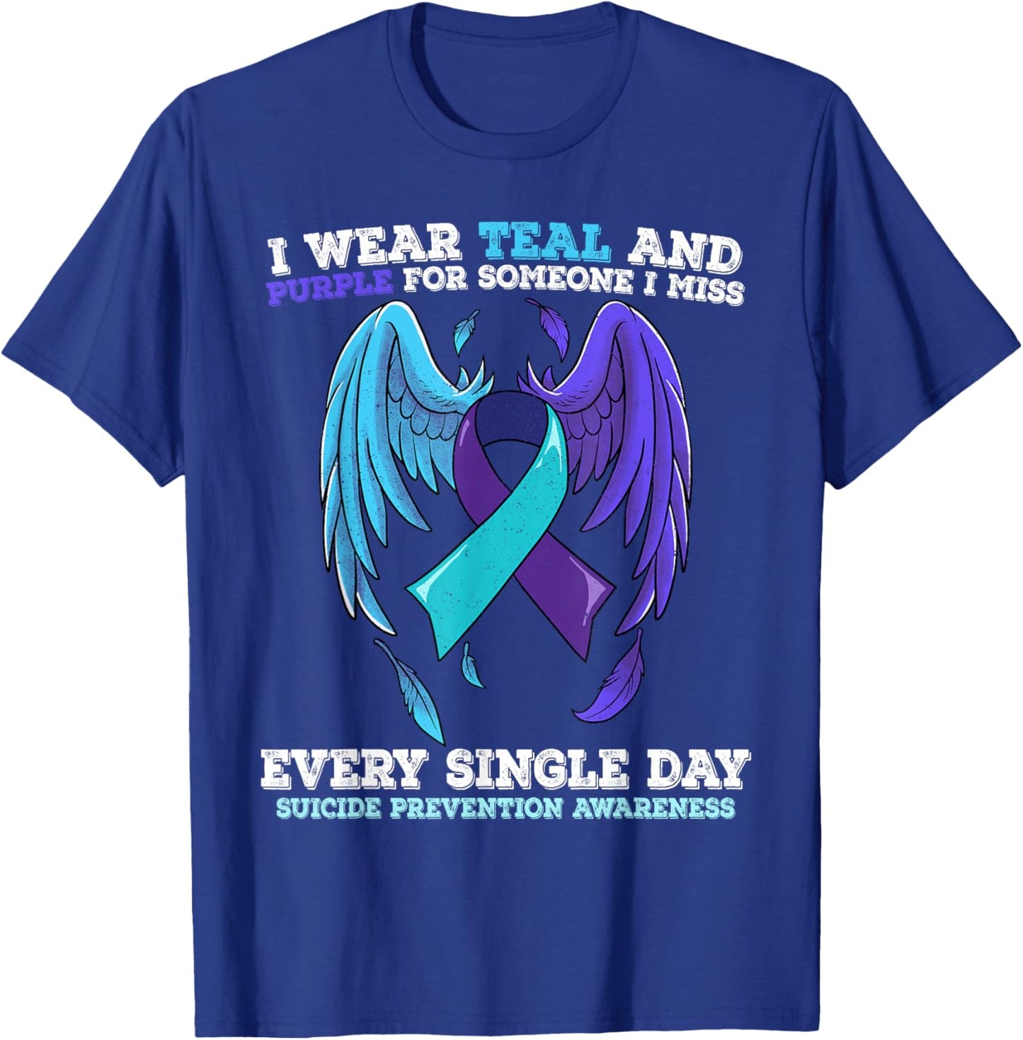 Suicide Prevention Awareness T-Shirt - T-Shirt | Royal
