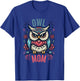 Owl Mom Shirt Nocturnal Bird Wildlife Owls Owl Lover T-Shirt - T-Shirt | Royal