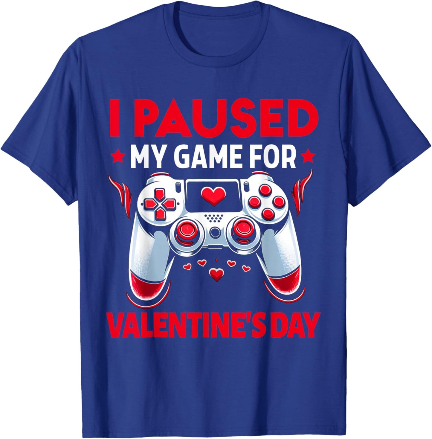 Valentines Day Gamer Valentines Day Gaming Men Boys Kids T-Shirt - T-Shirt | Royal