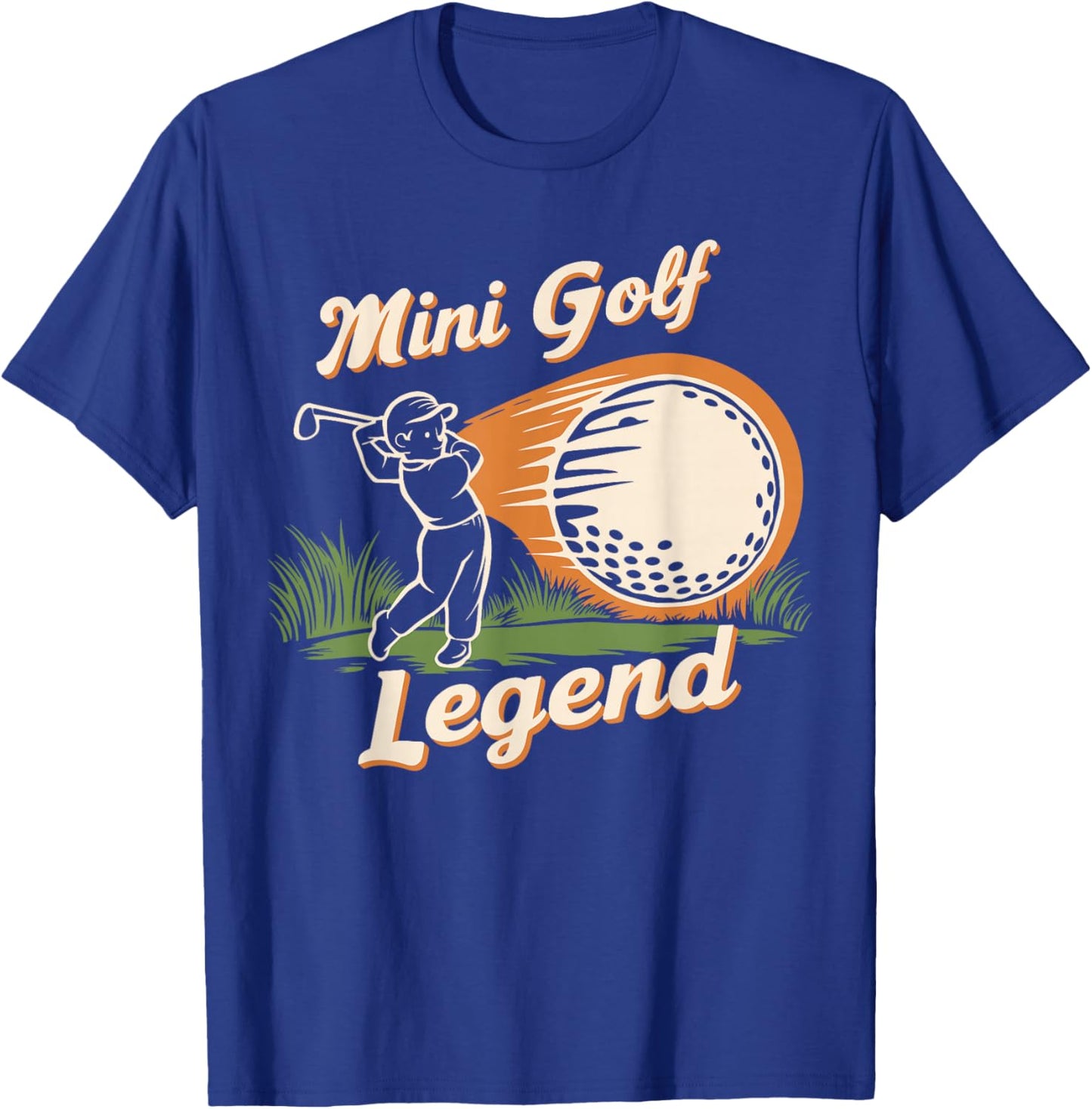 Mini Golf Legend Funny Mini Golf Champion Vintage Kids T-Shirt - T-Shirt | Royal