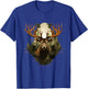 Deer Wildlife Nature Motif Animal Lovers Landscape Forest T-Shirt - T-Shirt | Royal
