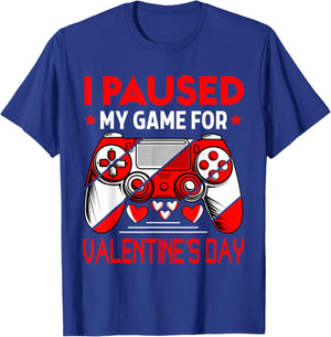 Valentines Day Gamer Valentines Day Gaming Men Boys Kids T-Shirt - T-Shirt | Royal