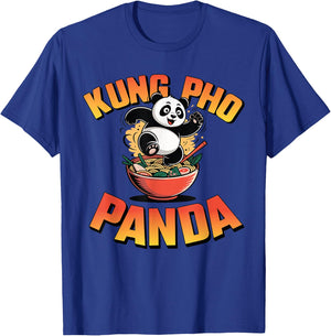Pholicious Panda Vietnamese Pho Lover Design Kung Fu T-Shirt - T-Shirt | Royal