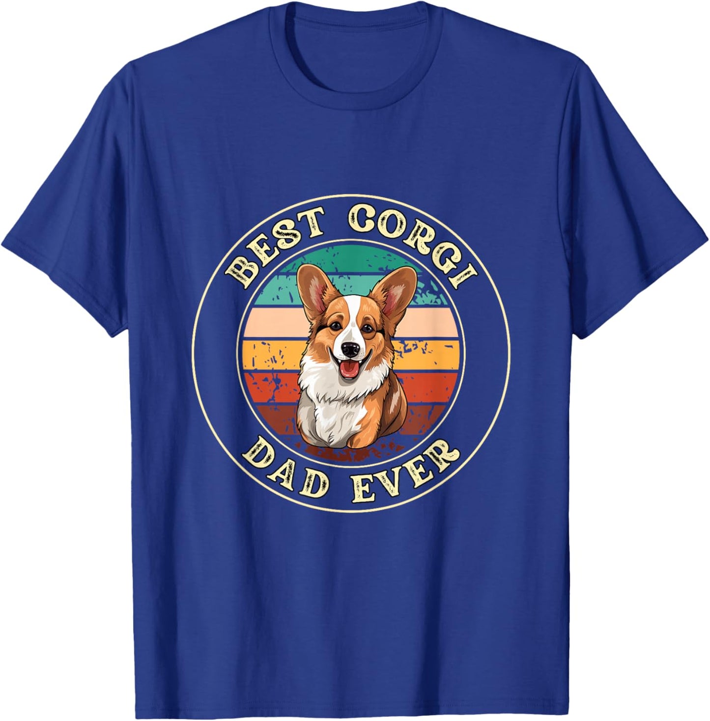 Funny Corgi Dad Gift T-Shirt - T-Shirt | Royal