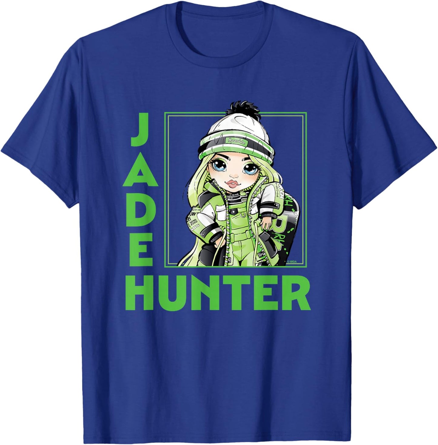 Rainbow High - RH Holiday Jade Hunter T-Shirt - T-Shirt | Royal