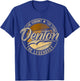 Denton TX | Texas Vintage Distressed T-Shirt - T-Shirt | Royal