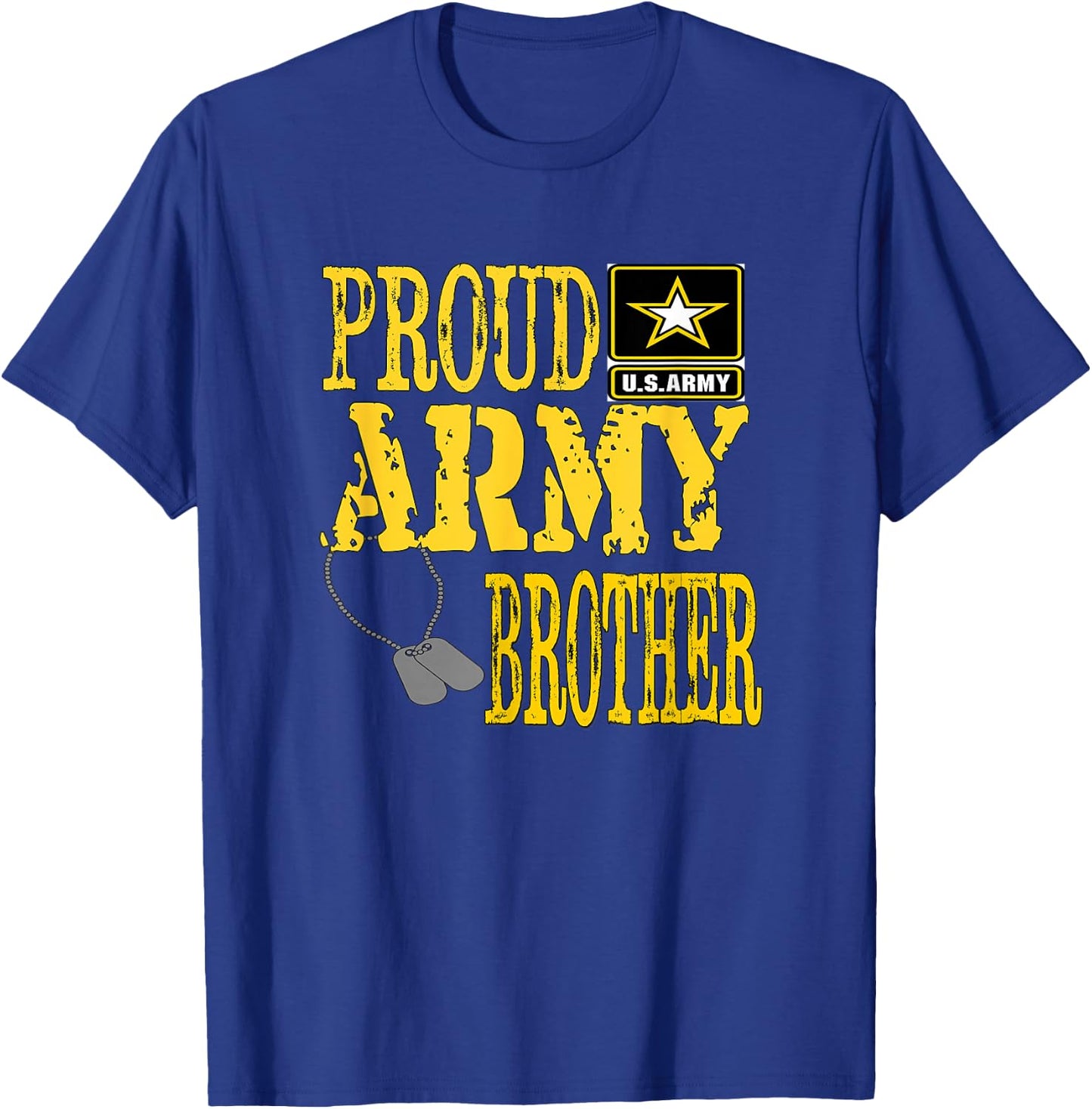 Proud Army Brother Military Pride T-Shirt - T-Shirt | Royal