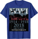 World War One WW1 WWI 100 Years Anniversary Momento T-Shirt - T-Shirt | Royal