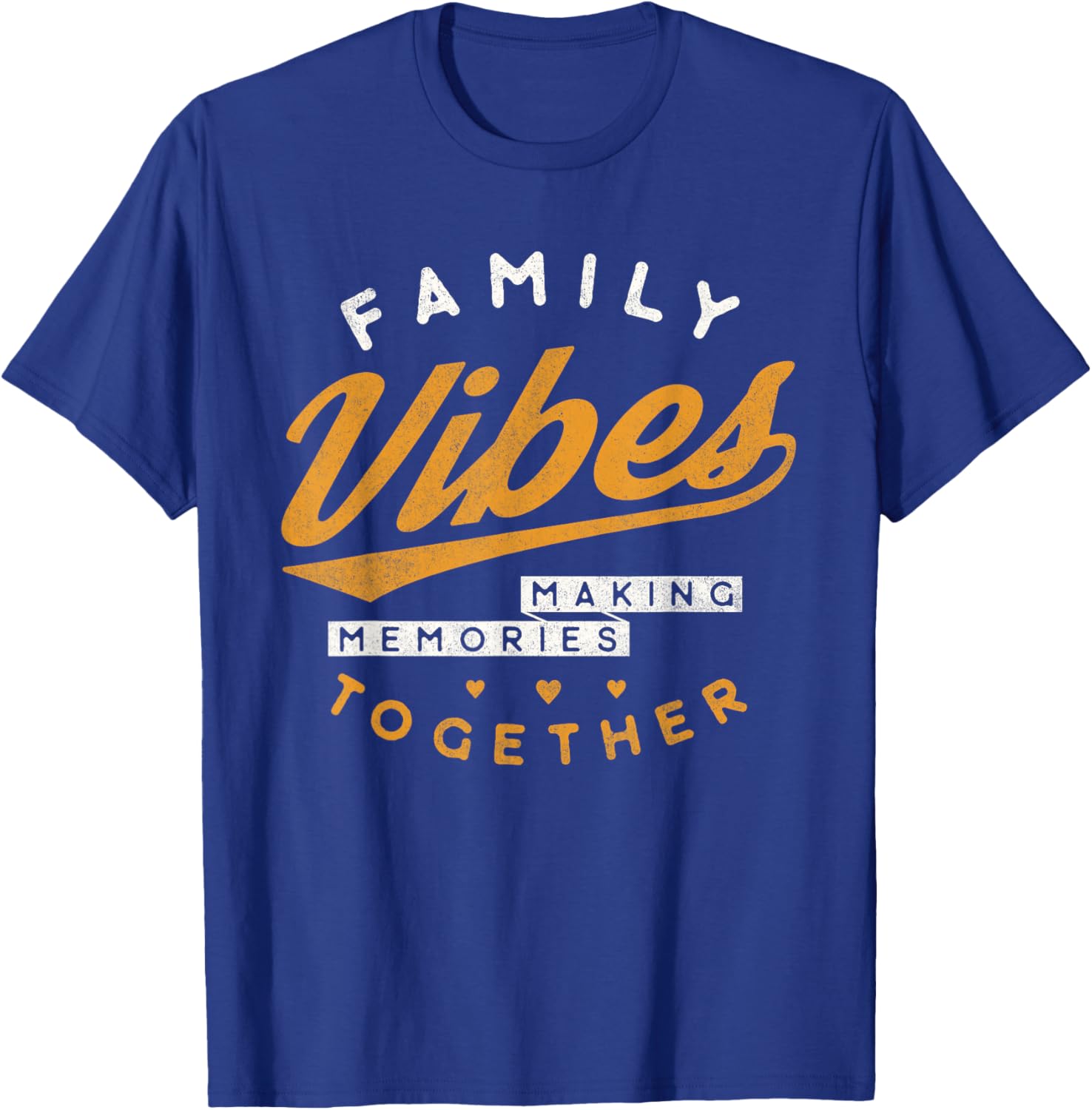 Family Reunion 2025 Family Vibes Making Memories Matching T-Shirt - T-Shirt | Royal