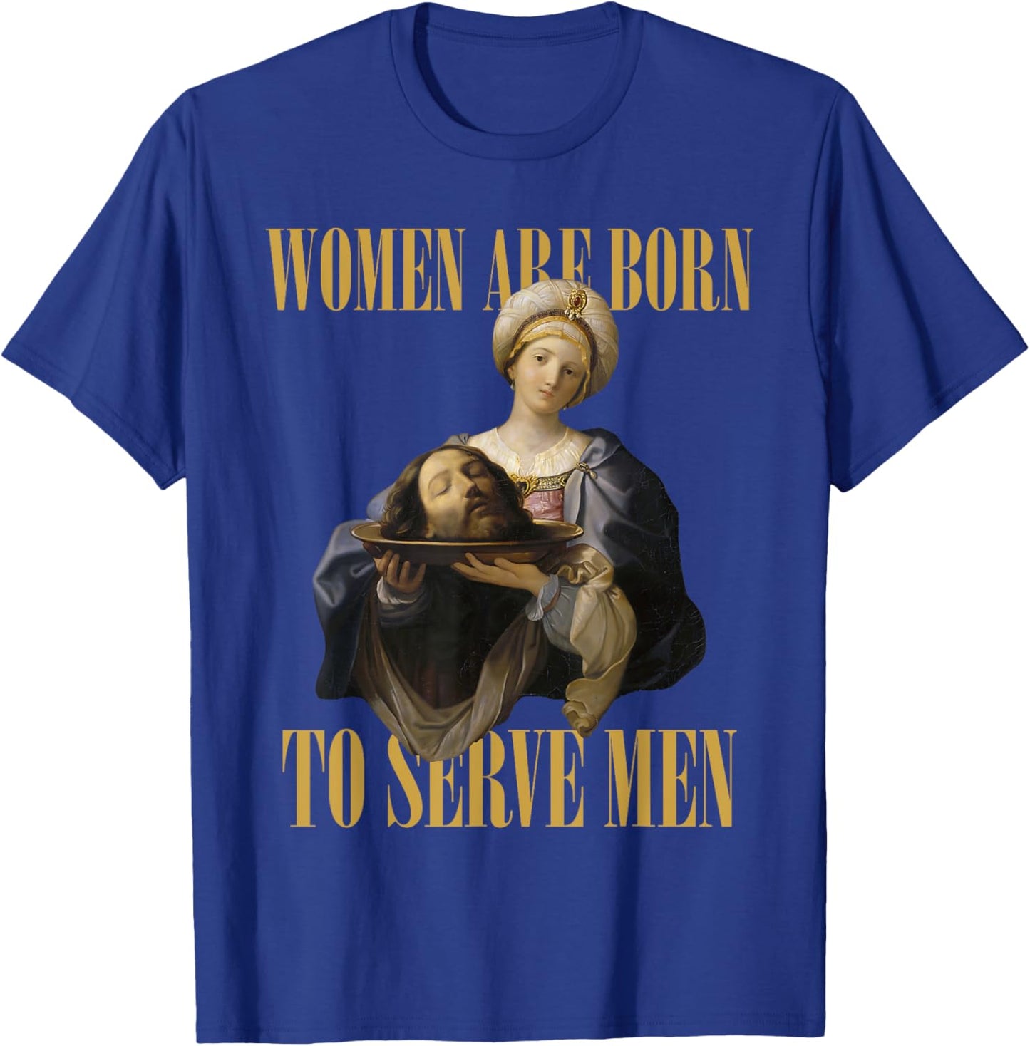 Born To Serve Men Christian Boss Girl Motivational Funny T-Shirt - T-Shirt | Royal