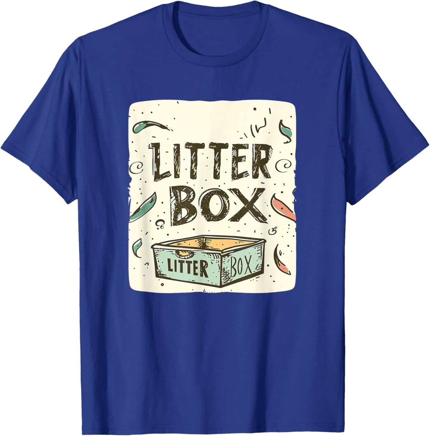 Fun Litter Box Speech Costume T-Shirt - T-Shirt | Royal