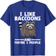Cool Raccoon Design Women Kids Racoon Raccoon Lover T-Shirt - T-Shirt | Royal