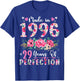 29 Year Old Made In 1996 Floral 29th Birthday Women T-Shirt - T-Shirt | Royal