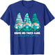 Tourette's Syndrome Awareness Month Teal Ribbon Gnomies T-Shirt - T-Shirt | Royal